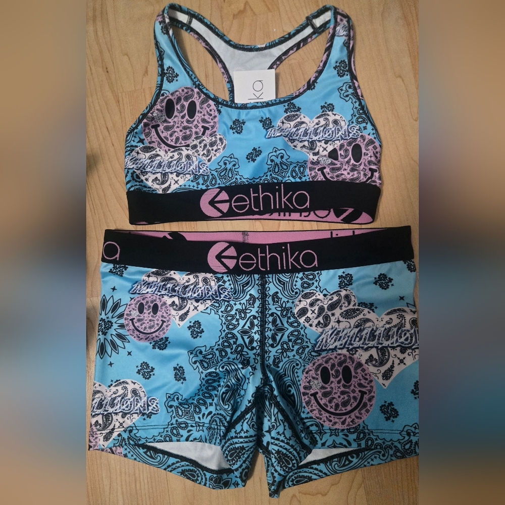 Ethika Blue and Pink Big Steppin Set